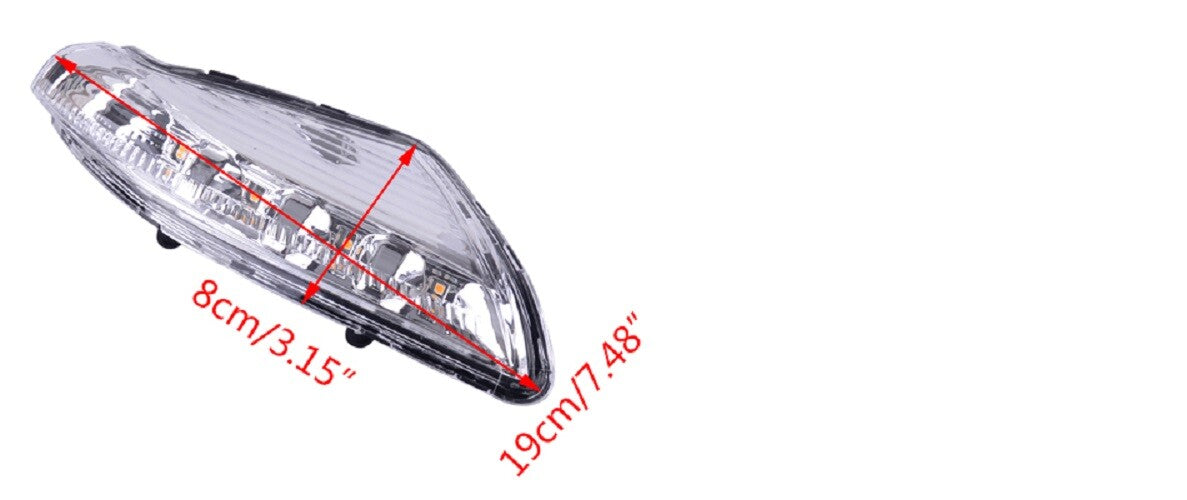 Left Side View Mirror Flashing Light Fit for Buick Lacrosse 09-2015 Universal
