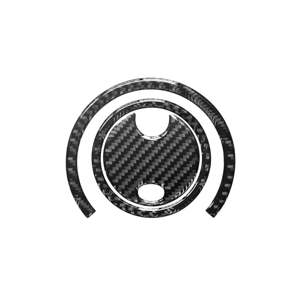 Carbon Fiber Central Vent Frame Trim for Jeep for Wrangler 2007-2010