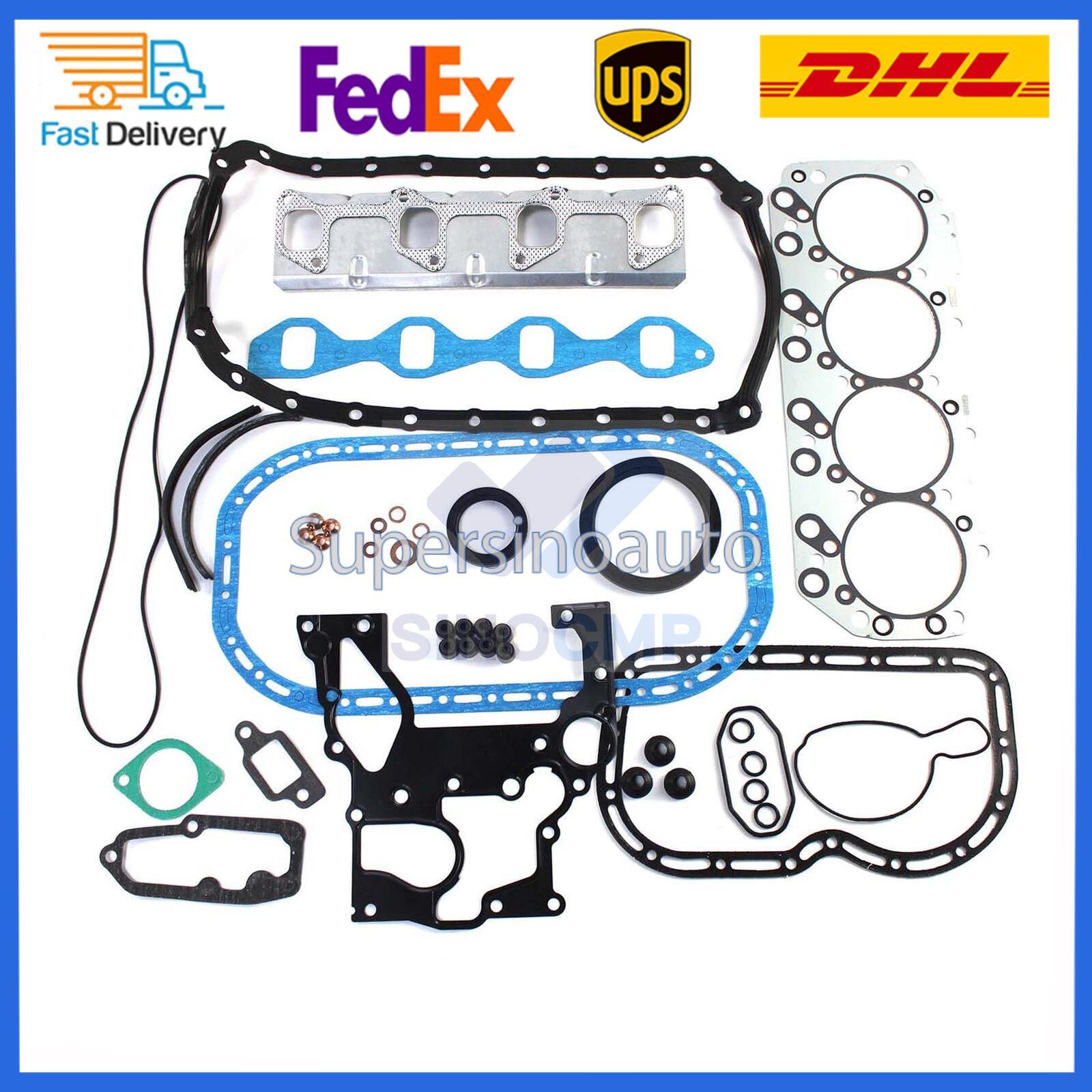 Overhaul Full Gasket Kit 4JG2 4JG2T Engine for Isuzu TROOPER TCM KOMATSU TAILIF