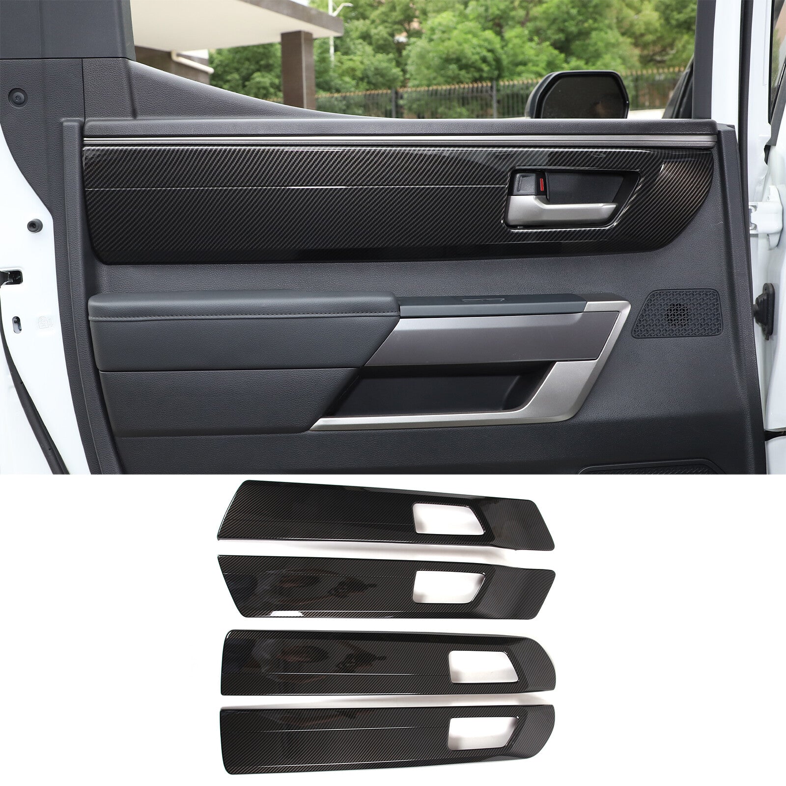 Alloy black steering wheel button trim for Land Rover LR for Range Rover Vogue 13-17