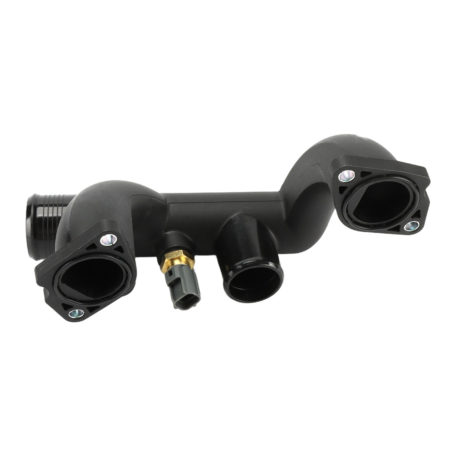 1PC LNA1600AA Thermostat Cover Outlet Pipe w/Sensor for Jaguar XK8 XJR XJ8 4.0L