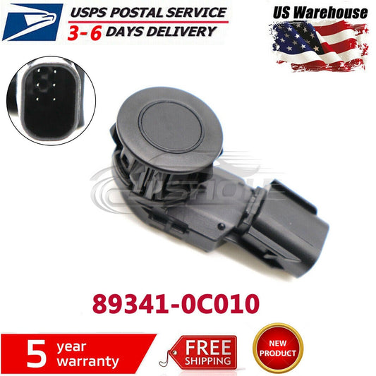 Bumper Parking Sensor Black for Toyota RAV4 Tacoma Tundra 2014-18 89341-0C010