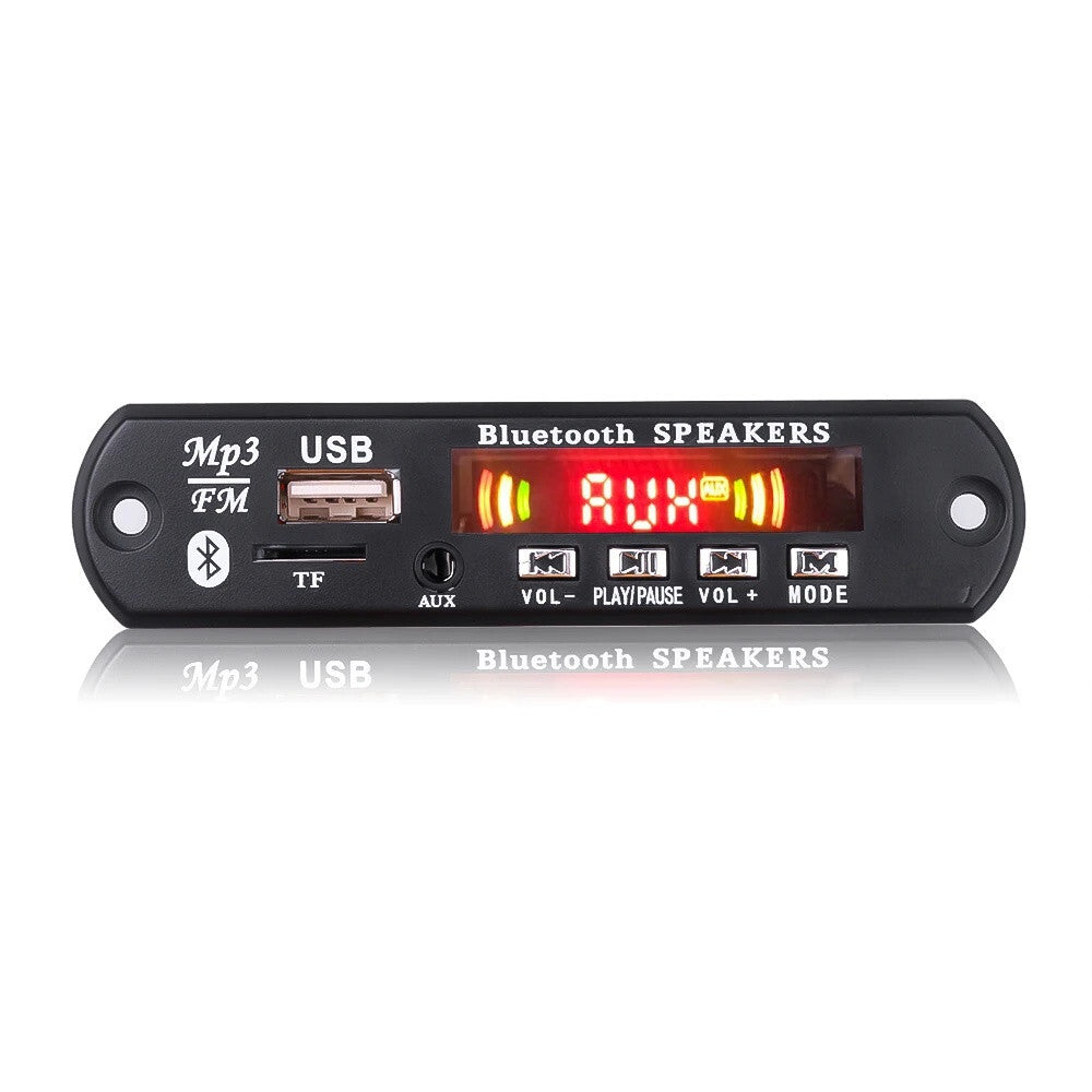 Car FM Radio Module Support USB AUX Audio Bluetooth Decoder Board Amplifier Trim