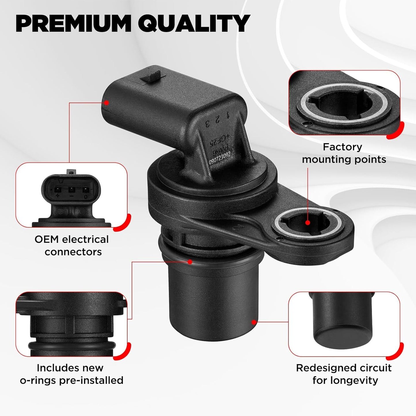 2X Camshaft Position Sensor for Dodge for Jeep Compass Patriot 68080819AC 5033308AB