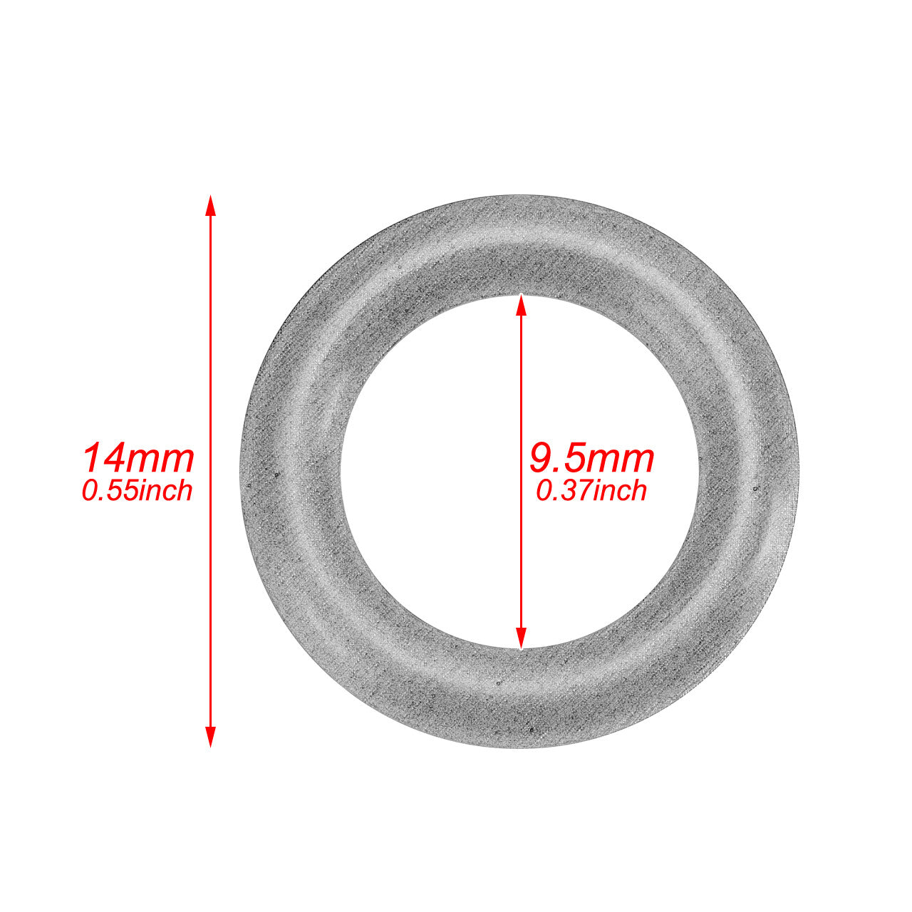 10pcs Black Rubber Oil Drain Plug O-ring Gasket Fit for Harley Twin Cam  11105
