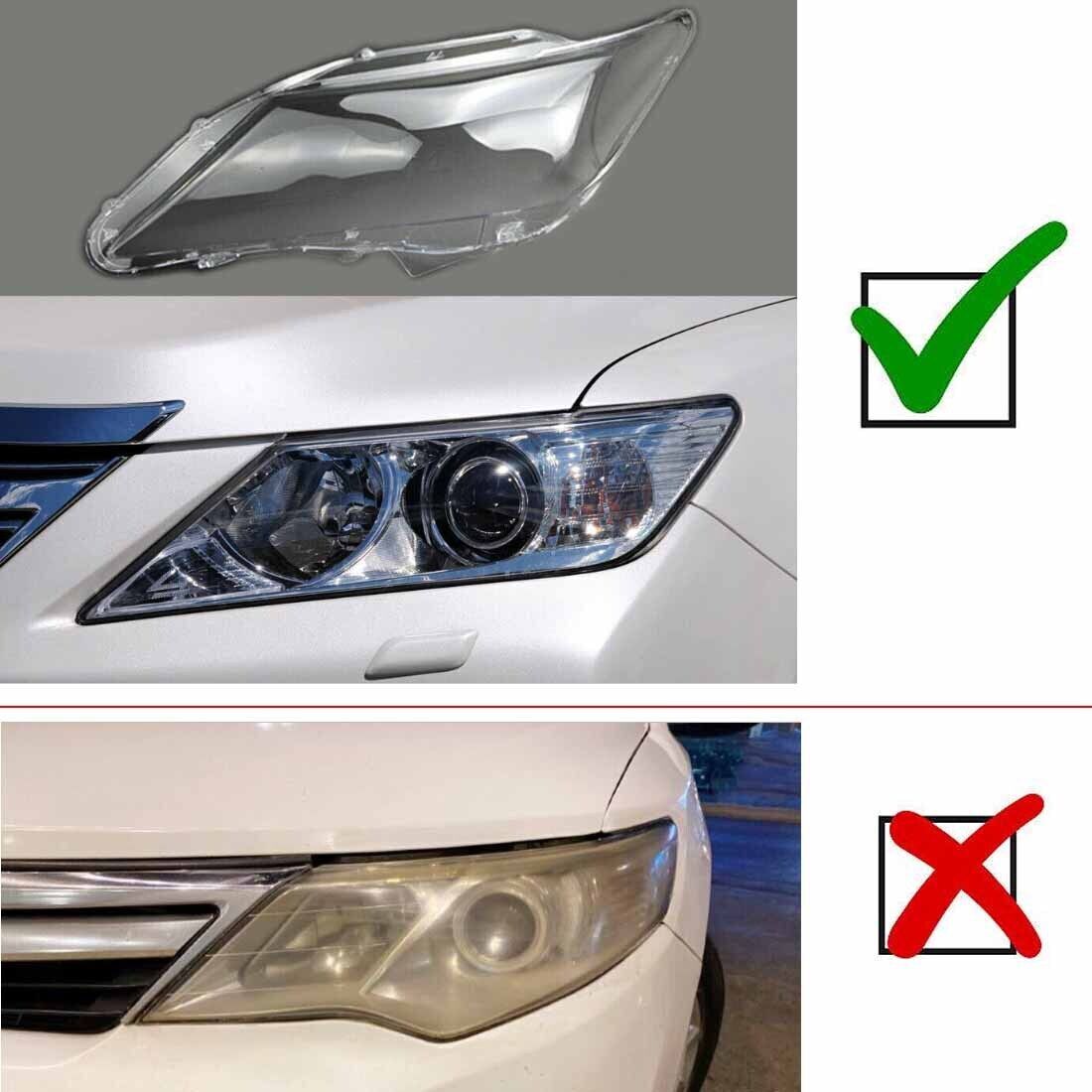 Transparent left front light cover for Toyota for Camry 2012 - 14 headlight lens protection
