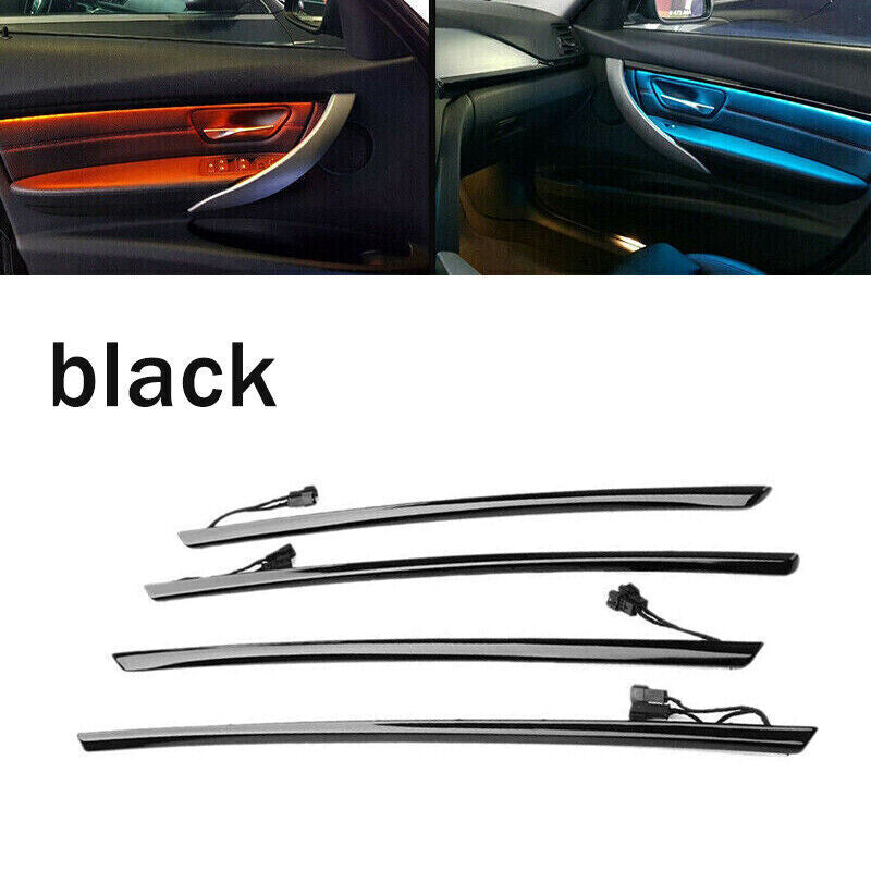 4PCS Interior Doors Panel Decorative Trims Lights for BMW F30