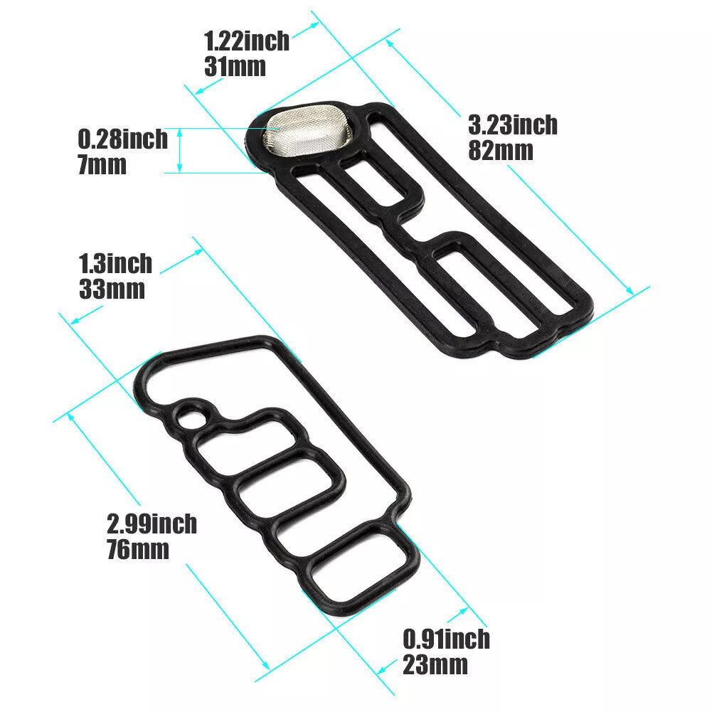 2PCS Cylinder Head Solenoid Gasket VTEC For 08-16 for Honda Odyssey 3.5L 15815R70A01