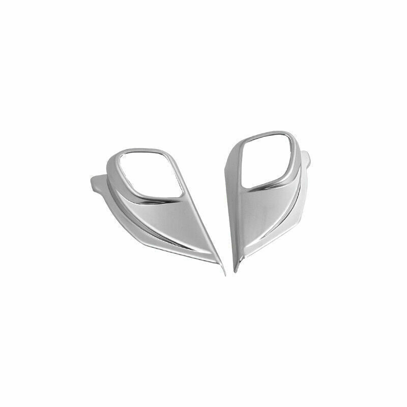 A Post Speaker Frame Cover Trim 2PCS for Honda CRV CR-V 2012-2016 Matte Silver
