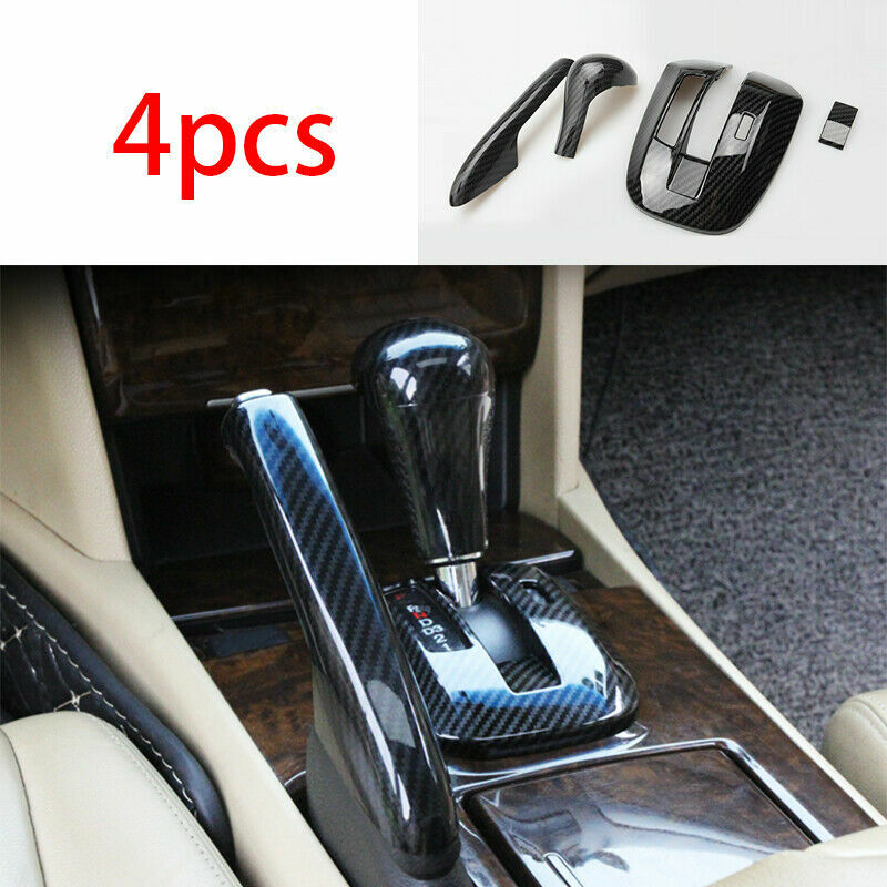 for Honda Accord 2008-2012 Carbon Fiber Pattern Console Gear Shift Panel Trims