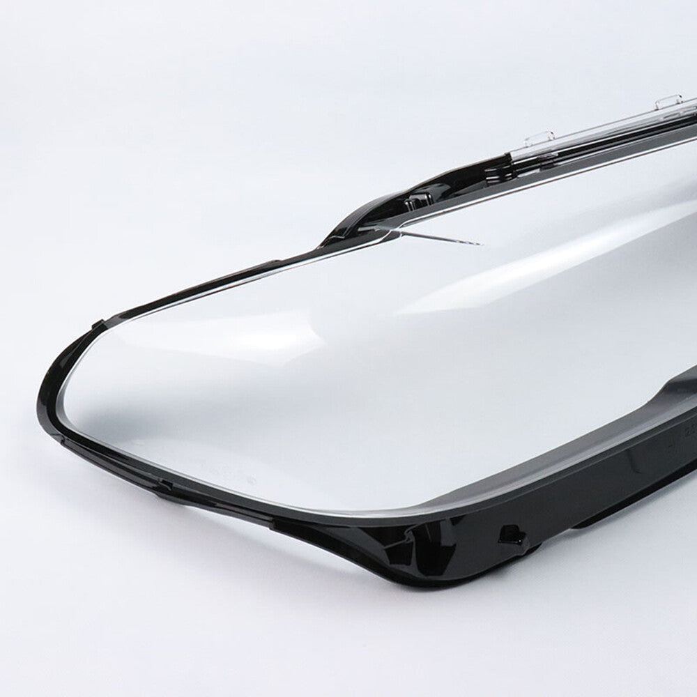 A pair of headlight lens protective covers for 2020-2022 for BMW 5 Series G30 G38