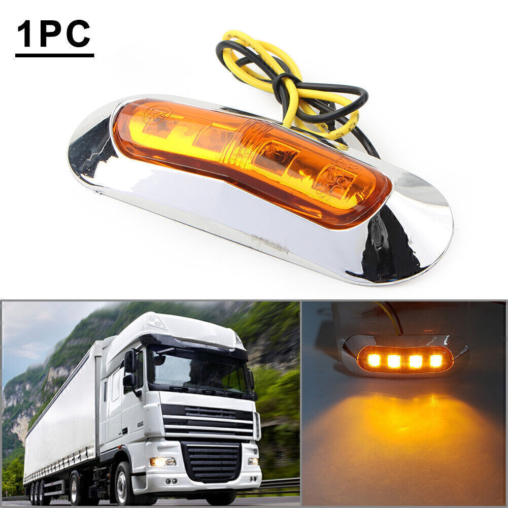 1x LED Side Clearance Marker Light For Car Truck Trailer Pickup 12V 24V