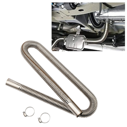 2.5CM/0.98'' Inner Metal Exhaust Pipe Parking Air Heater Exhaust Pipe (100cm)