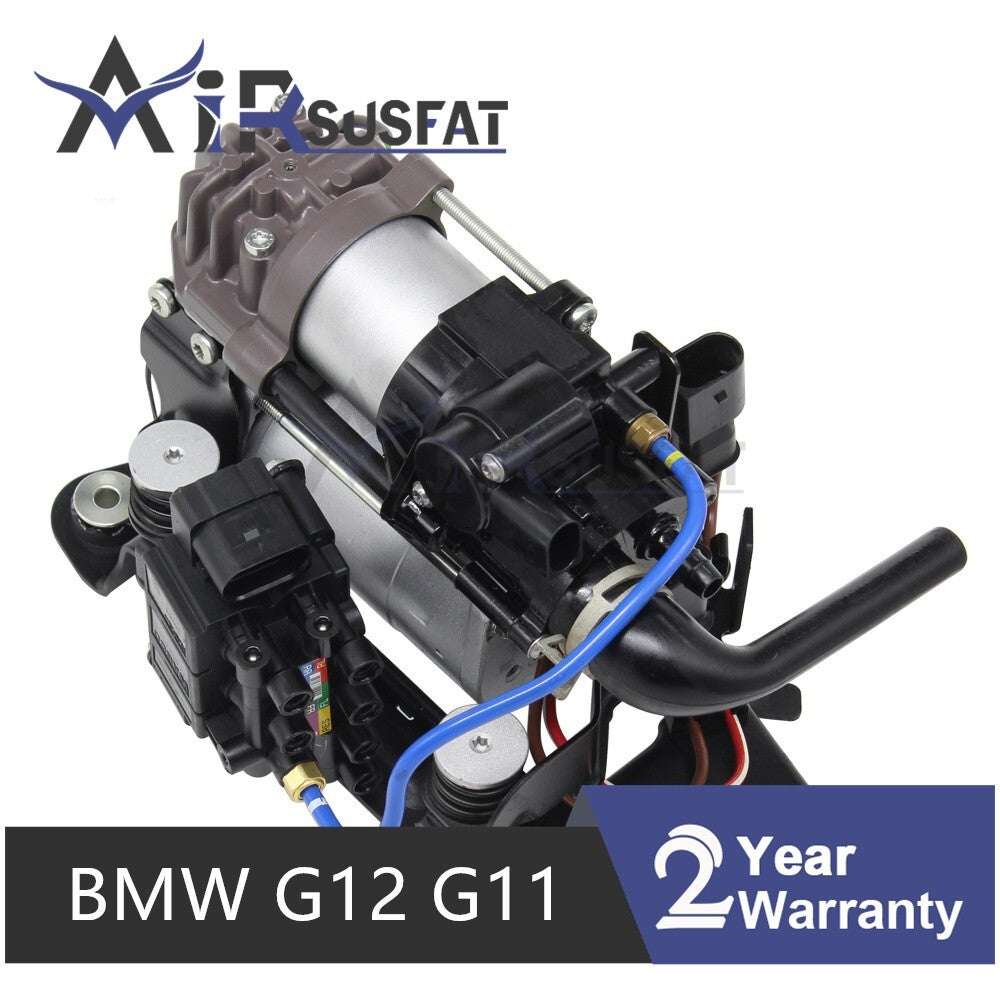 for BMW G12 G11 7 Series Air Suspension Compressor Pump W/Valve Block 2016-2020