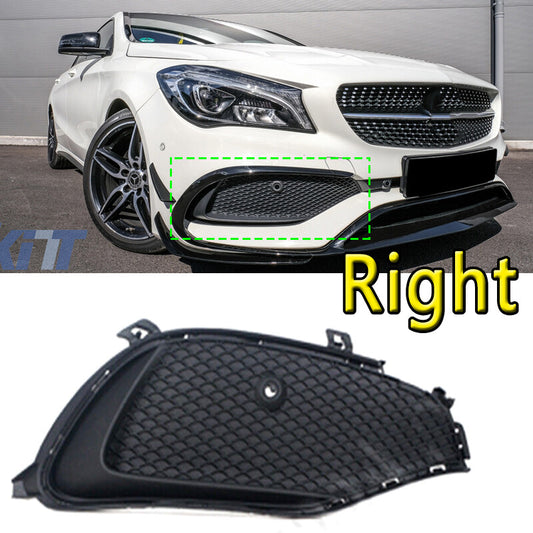 Front bumper grille and fog light protectors suitable for Mercedes-Benz W117 CLA180 (2016-19)