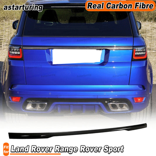 Carbon Rear Door Tailgate Trunk Lid Trim Cover for Land Rover for Range Rover Sport