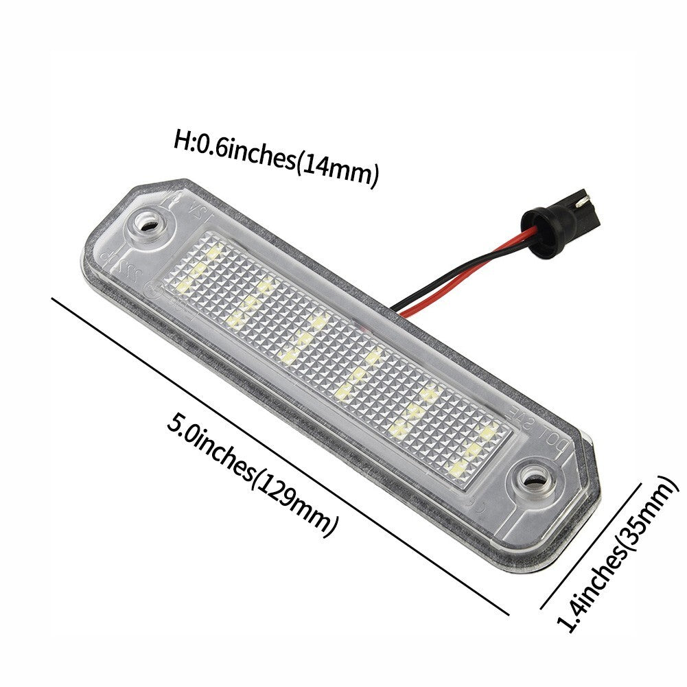 2 Waterproof LED License Plate Light Replacement Part 34100-S04-A01 8V-15V