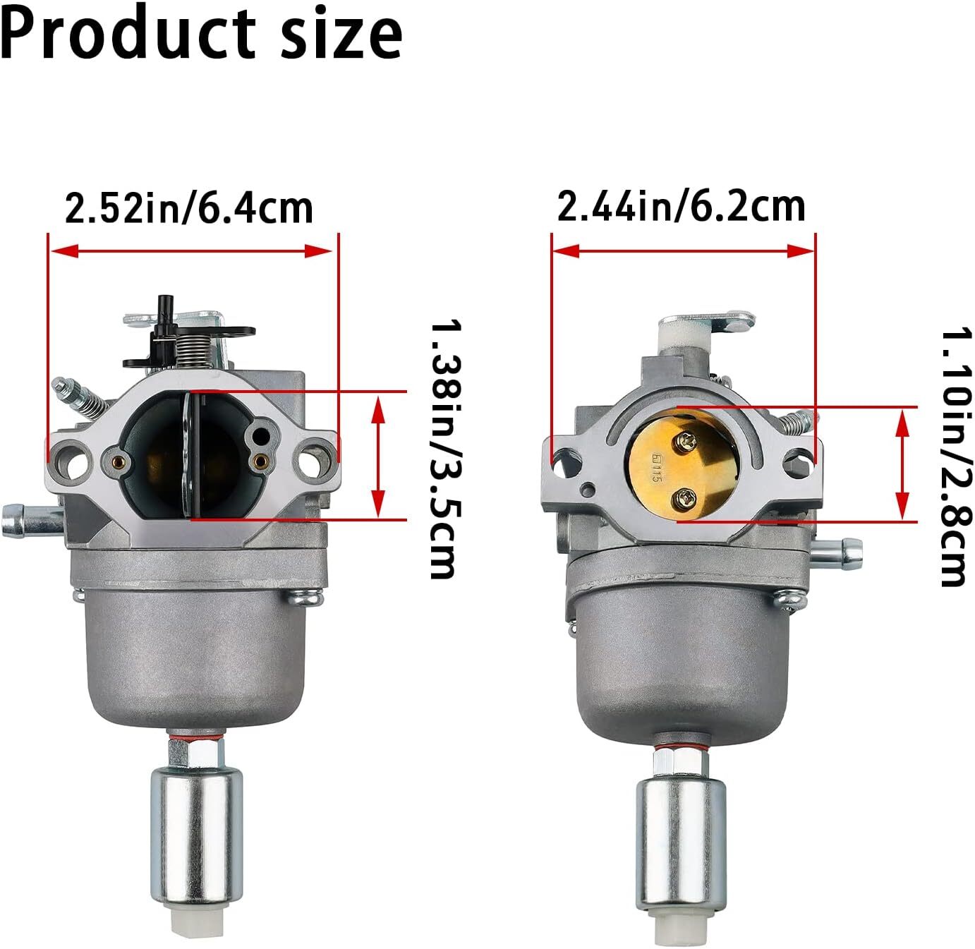 Carburetor for BS 594593 591731 794572/14.5HP-21HP Intek Carb/Craftsman LT1000