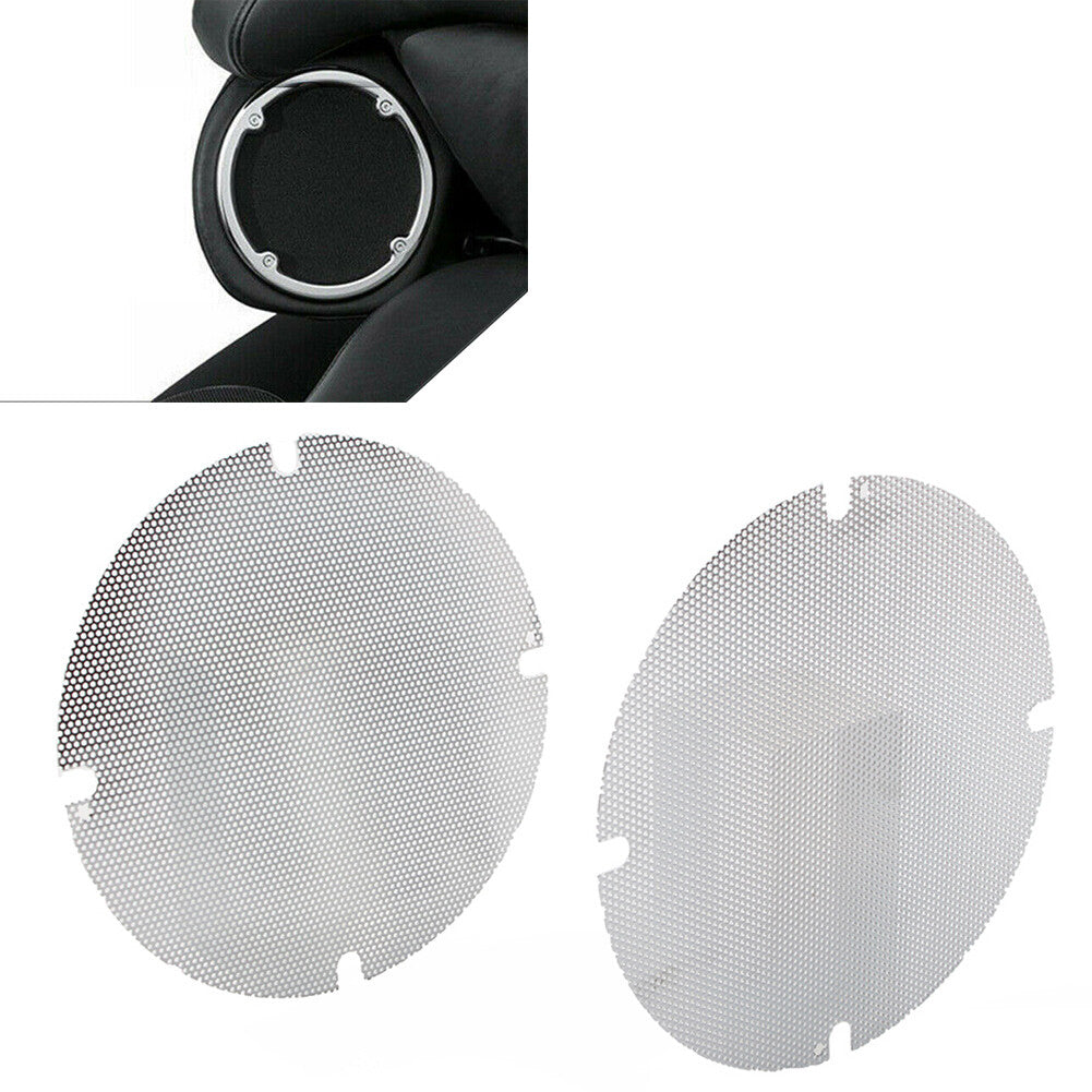 2PCS Mesh Rear Passenger Speaker Grill Covers for Harley Touring 2014-Up