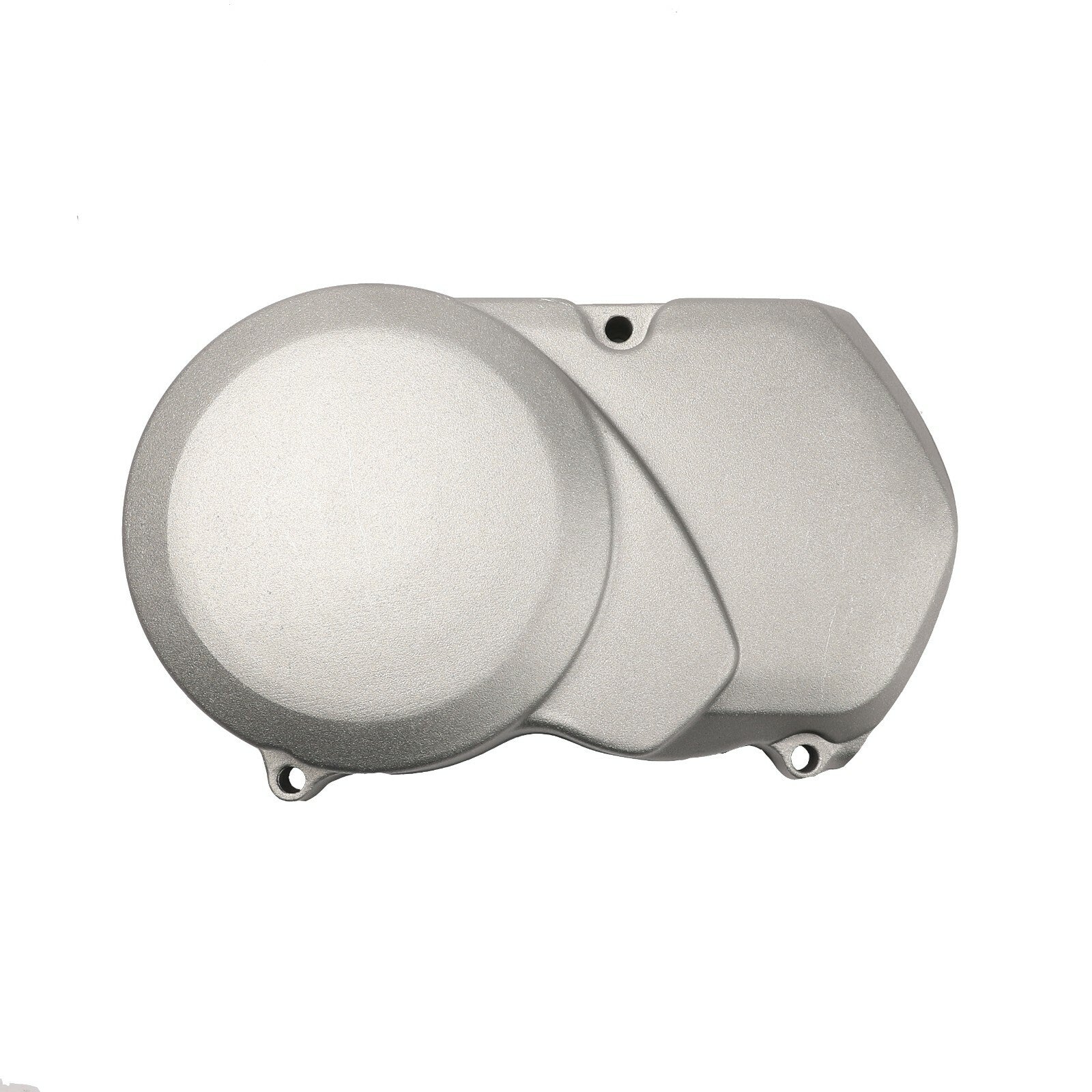 Silver Stator Magneto sprocket protector shell for 50cc, 110cc, 125cc, 70cc, and 150cc Pit bicycles.