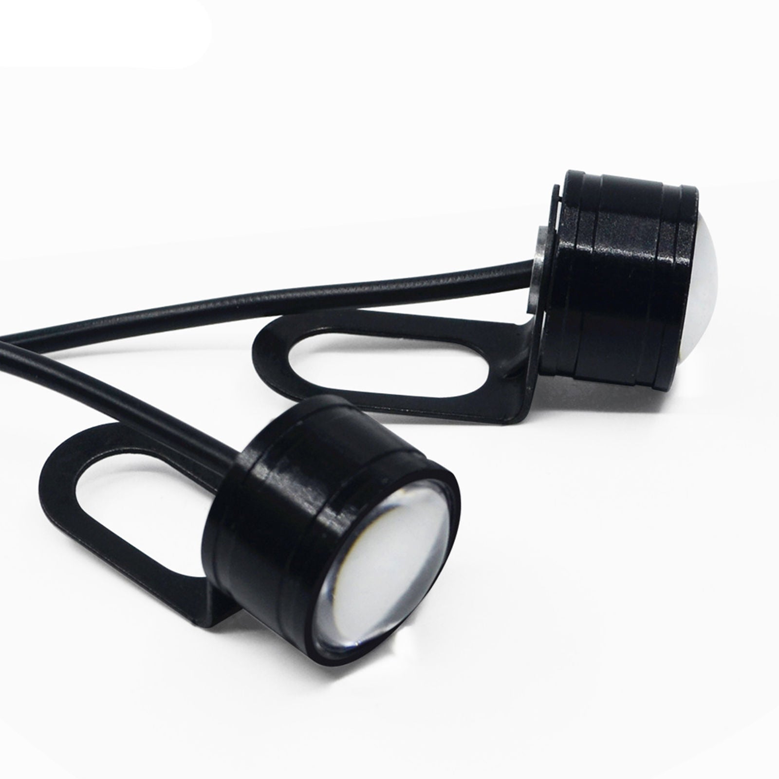 Motorcycle Headlight Spotlight Daytime Light Driving Fog Lamps White LED Light