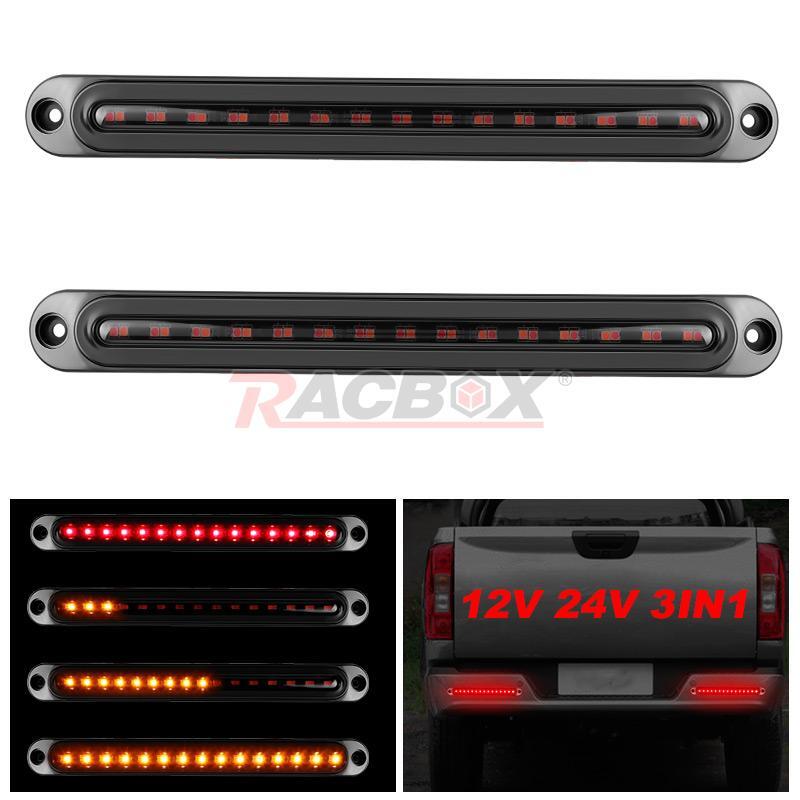 30 LED Car Truck Turn Signal Stop Tail Strip DRL LED Light Bar Brake Flowing