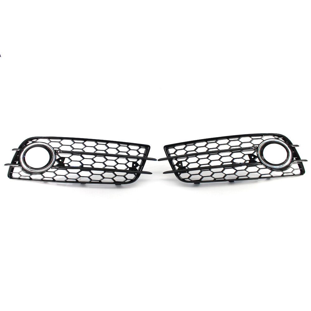 Front Bumper Fog Light Lamp Cover Grille CAP for Audi A4 B8 S-Line S4 2008-2012