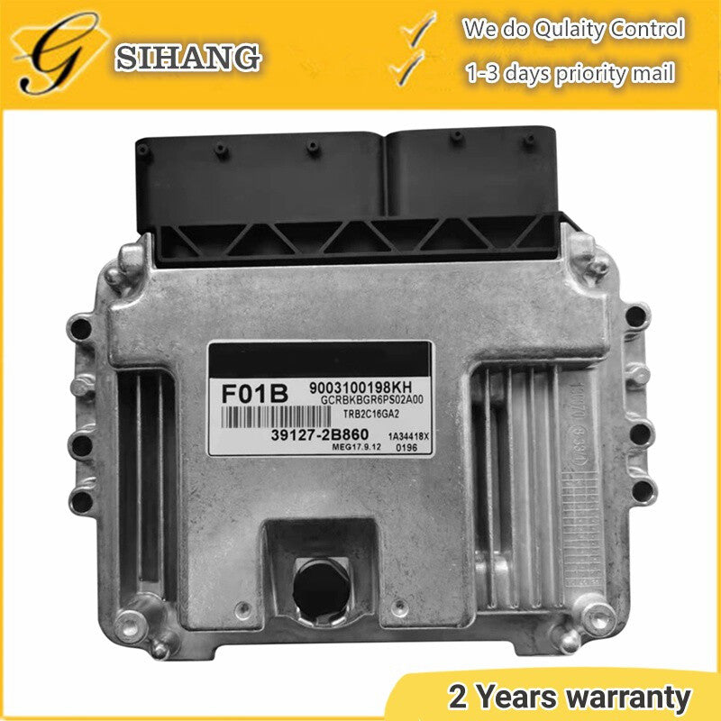 Car Engine Computer Board ECU Fit for Hyundai for KIA 39127-2B860 F01B MEG17.9.12