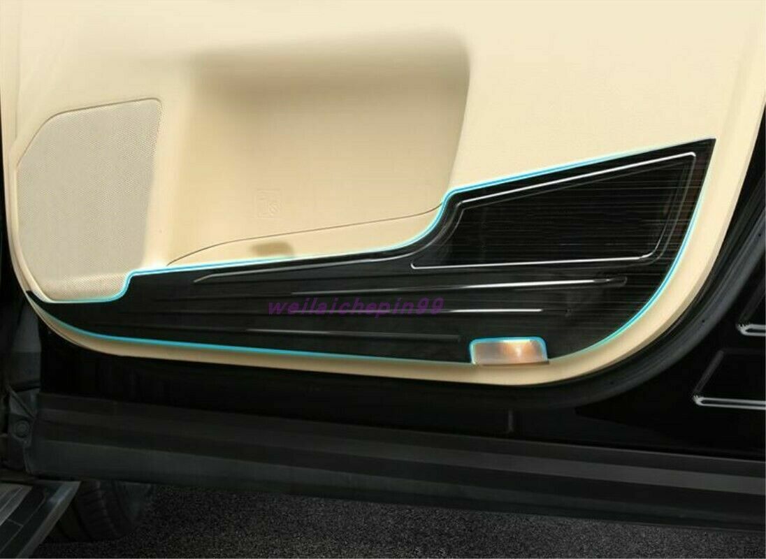 for Toyota Highlander 2014-19 Black Car Door Anti Kick Pad Protective Cover Trim