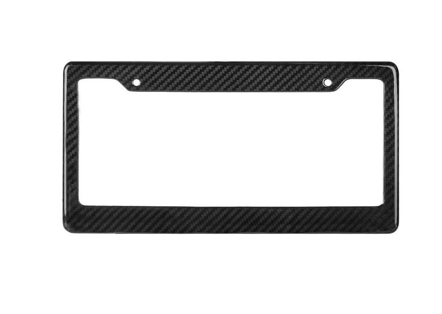 Car license plate cover, frame cover, front and rear carbon fiber wide roof suitable for Kia for Lexus