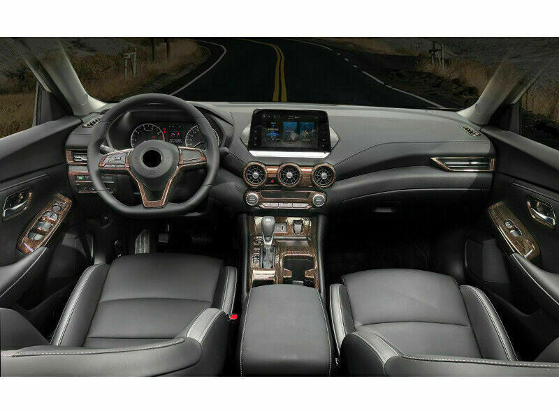 for Nissan Sentra 20-22 Wood Grain Window Lift Switch Regulater Panel Cover Trim