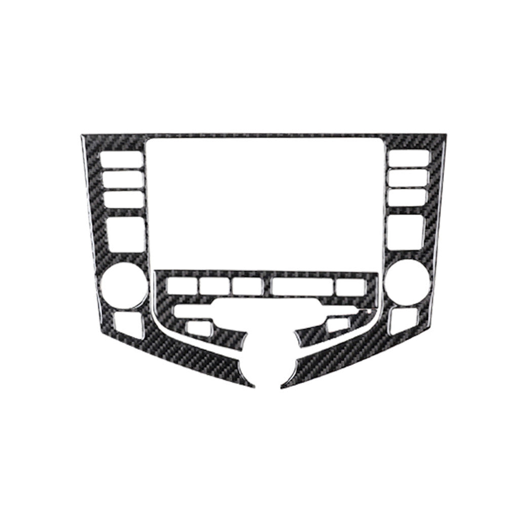 Carbon Fiber Center Multimedia Panel Trim Cover for Honda Accord Sedan 2003-2007