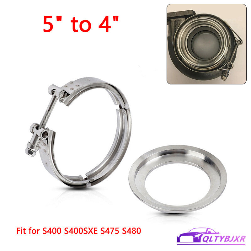 Borg Warner 5''-4'' Marmon Exhaust Turbo Flange Clamp S400 S400SXE S475 S480 T6