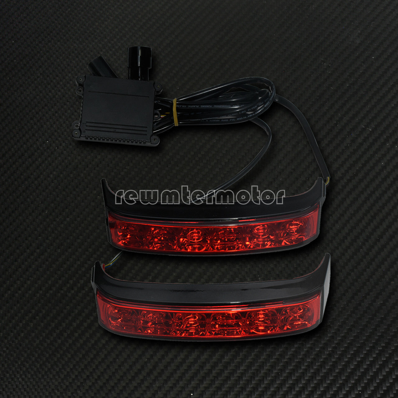 Saddlebag Running/Following Turn Signal/Brake/Hazard Flash Light Fit for Harley