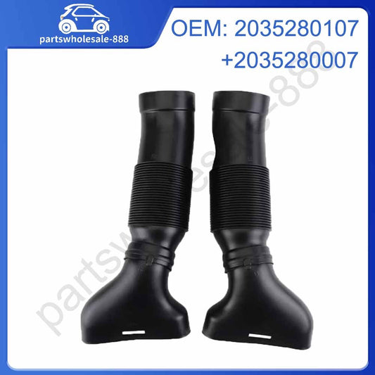 1Pair Air Intake Hose Pipe for Mercedes-Benz C240 C320 C 240 4MATIC 2001-2005