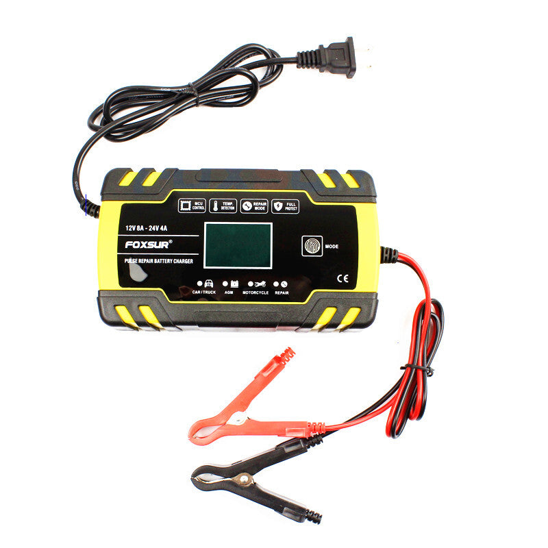 Car Automatic TouchScreen Pulse Repair LCD Battery Charger For Lead Acid Battery