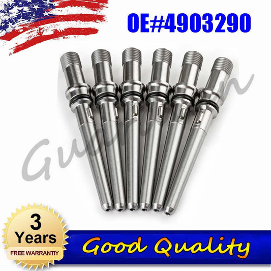 6-piece injector connector tubing 4903290 2003-2012 for Dodge Diesel 5.9L 6.7L
