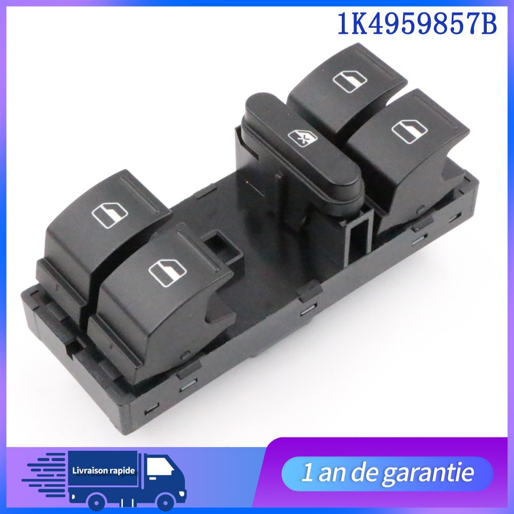 Bouton Leve Vitre Gauche Conducteur for VW for Tiguan Touran for Golf 6 for Golf 5 1K4959857B