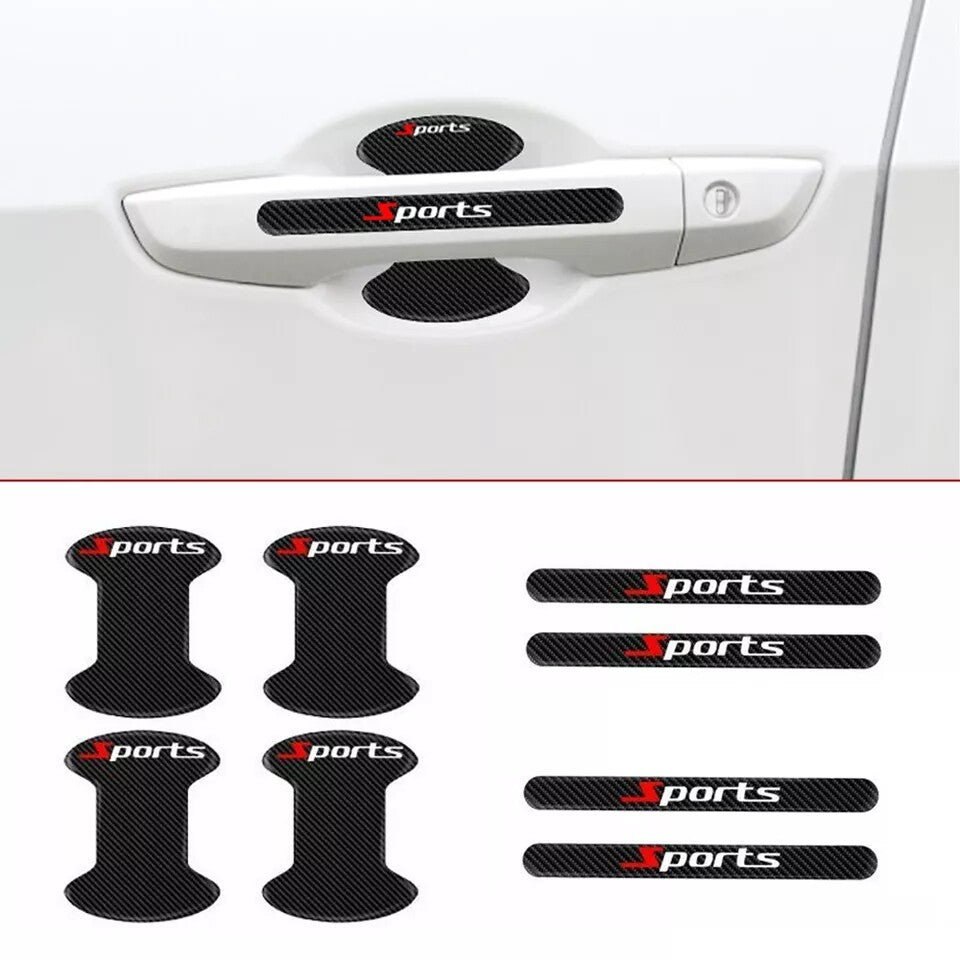 Anti Scratch Cover Car Door Handle Bowl Sticker Protector Accessories Trims 8pcs