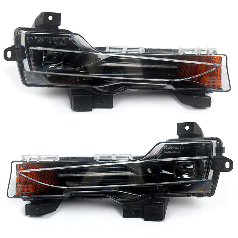 1Pcs Right Fog Light Lamp Led DRL Up-Level For 2017-2023 for Tesla Model 3 Y