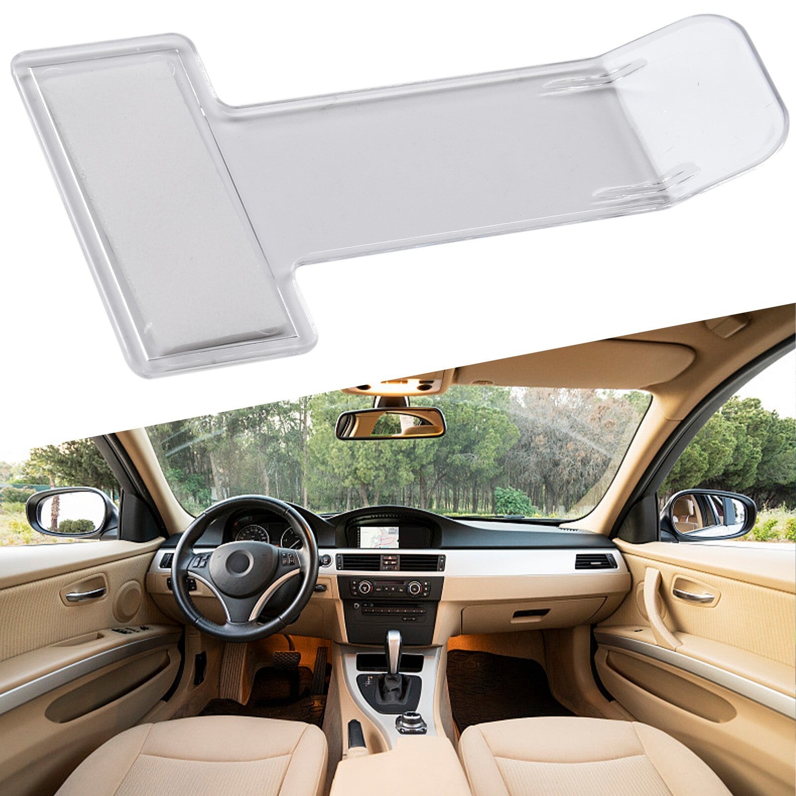 Car parking ticket holder sticker windshield fastener kit