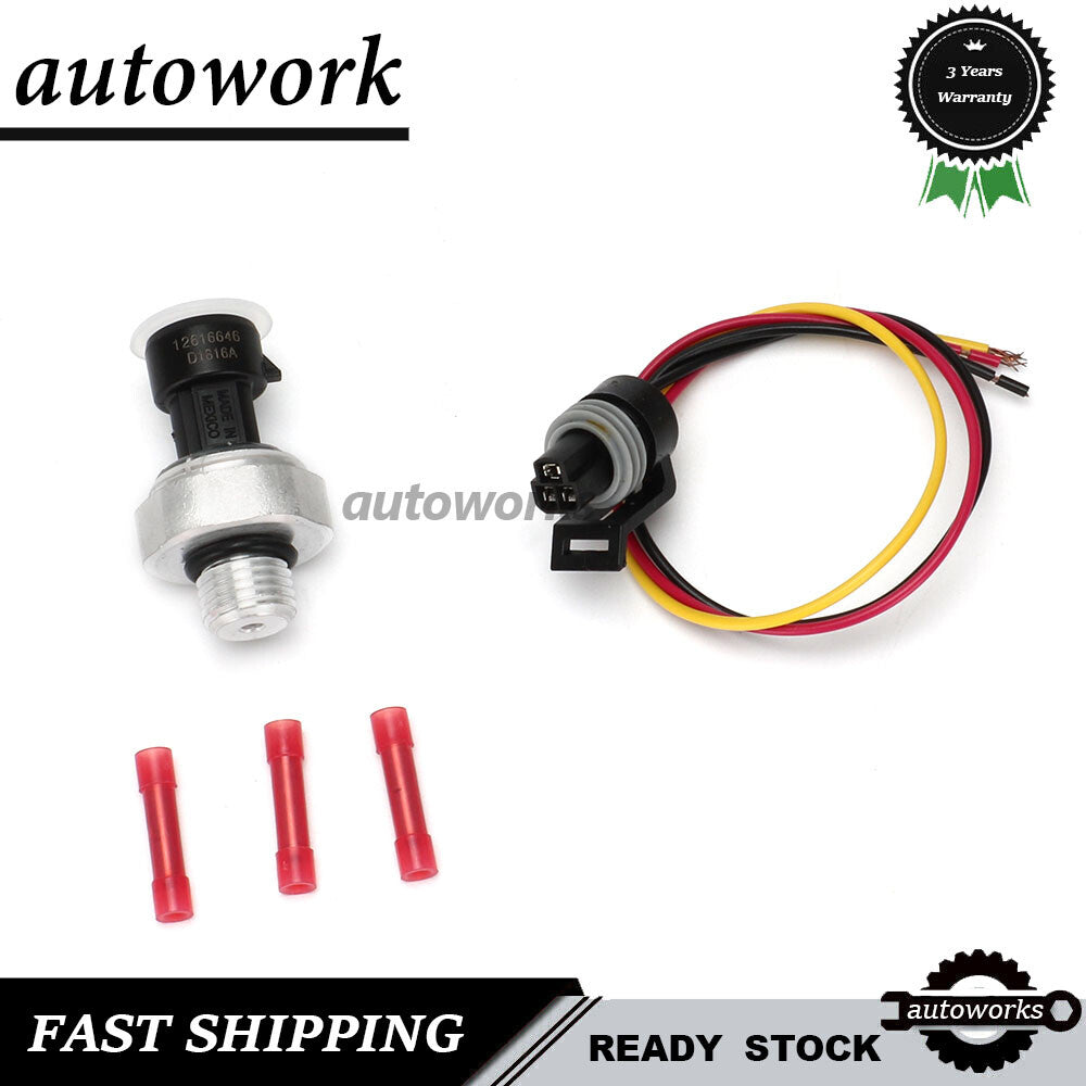 New Oil Pressure Sensor Switch Wire Harness Fit for Chevy Impala Malibu 12570798