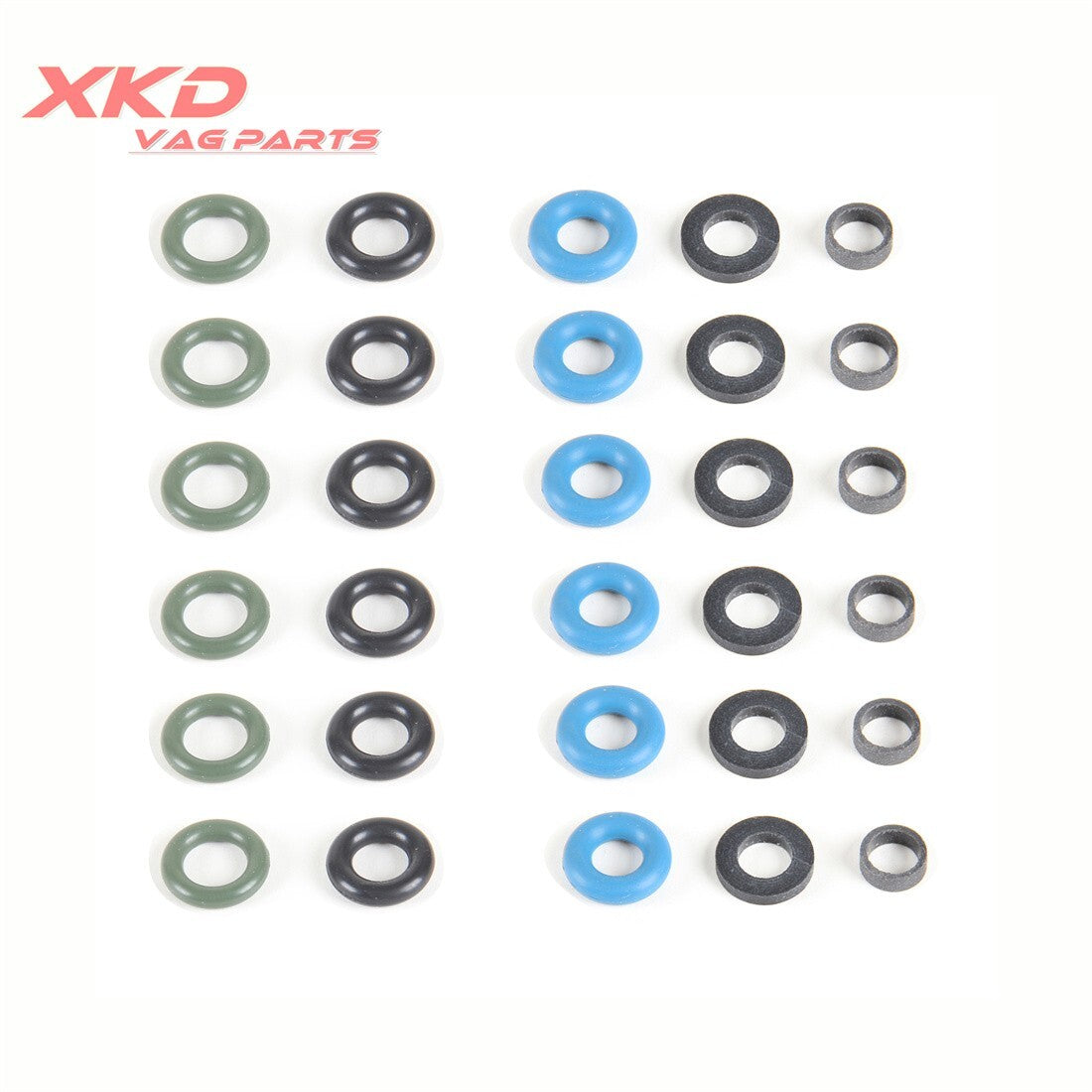 3.0T Cylinder Head Manifold Fuel Injector Nozzle Seal Kit Fit for AUDI for A4 CRE
