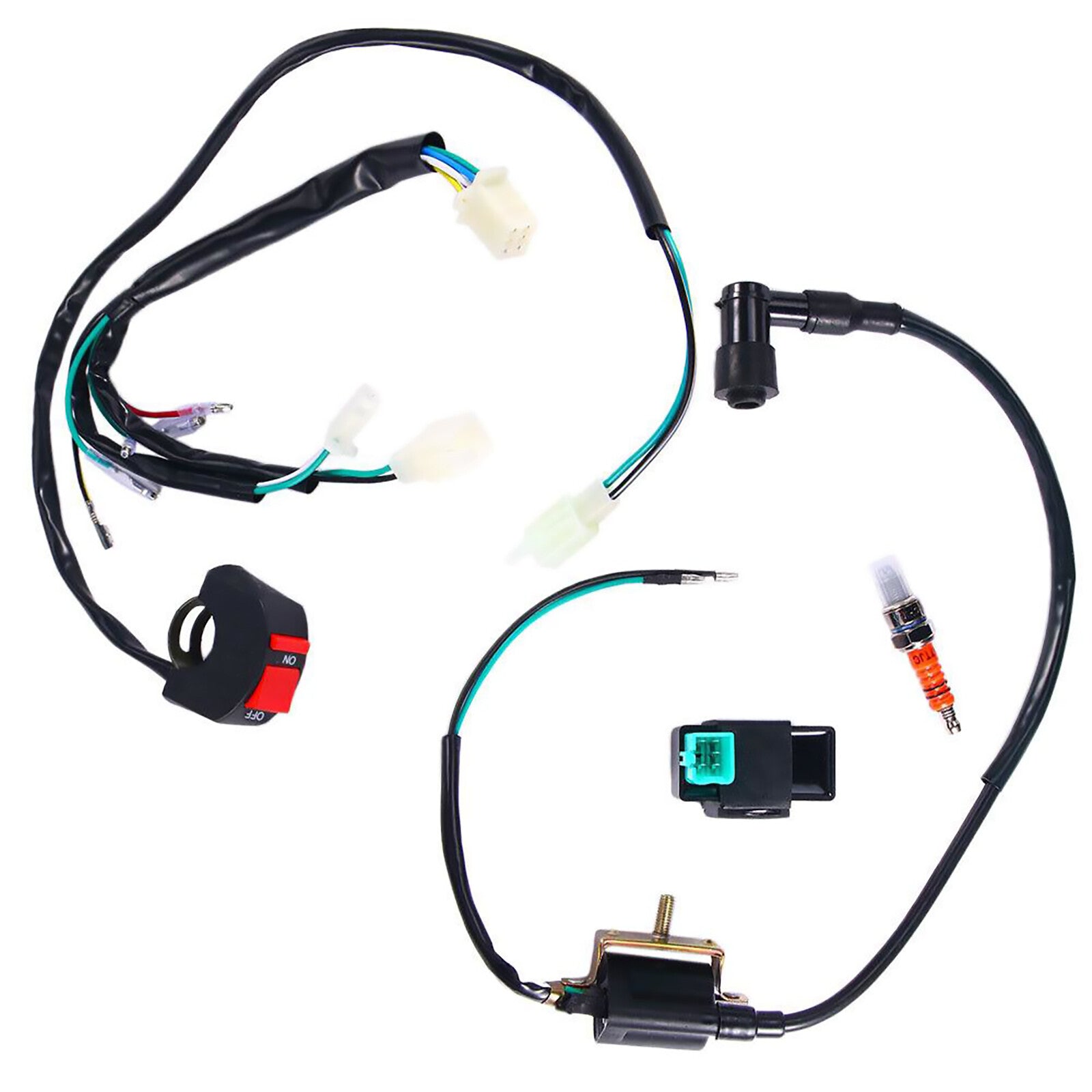Engine Stop Switch Connector Wiring Loom Harness for Honda 110cc/125cc/140cc