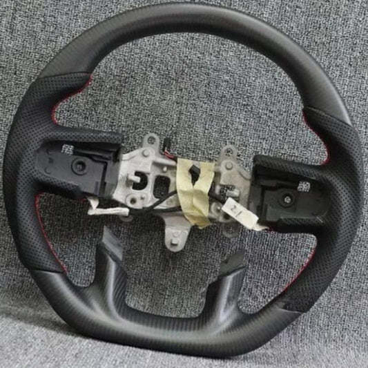 Matte Carbon Fiber Steering Wheel for RAM 1500 TRX 2019-2024 Driver w/ Heated