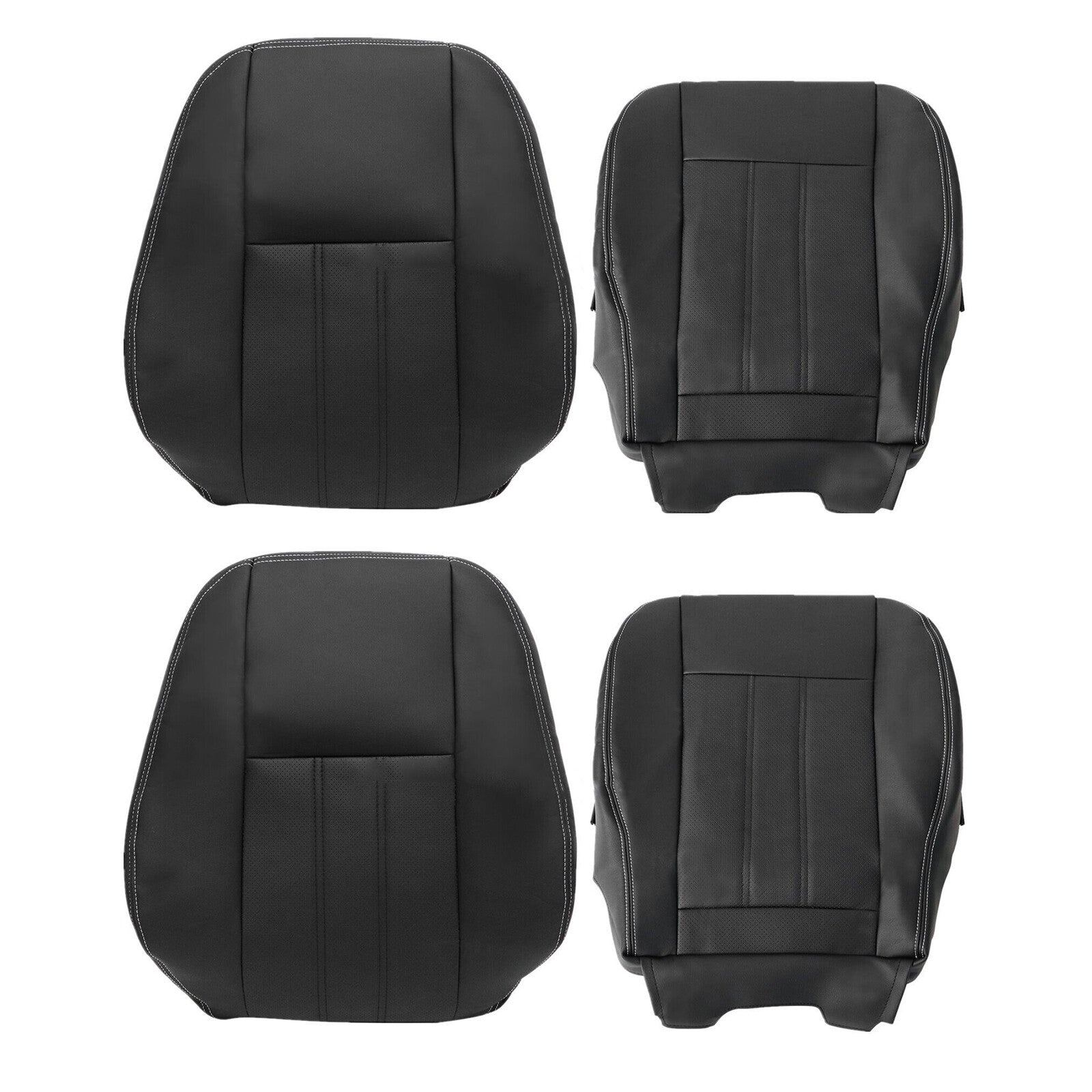 Front Driver Passenger Bottom Top for Seat Cover for Chrysler Town Country 2011-16