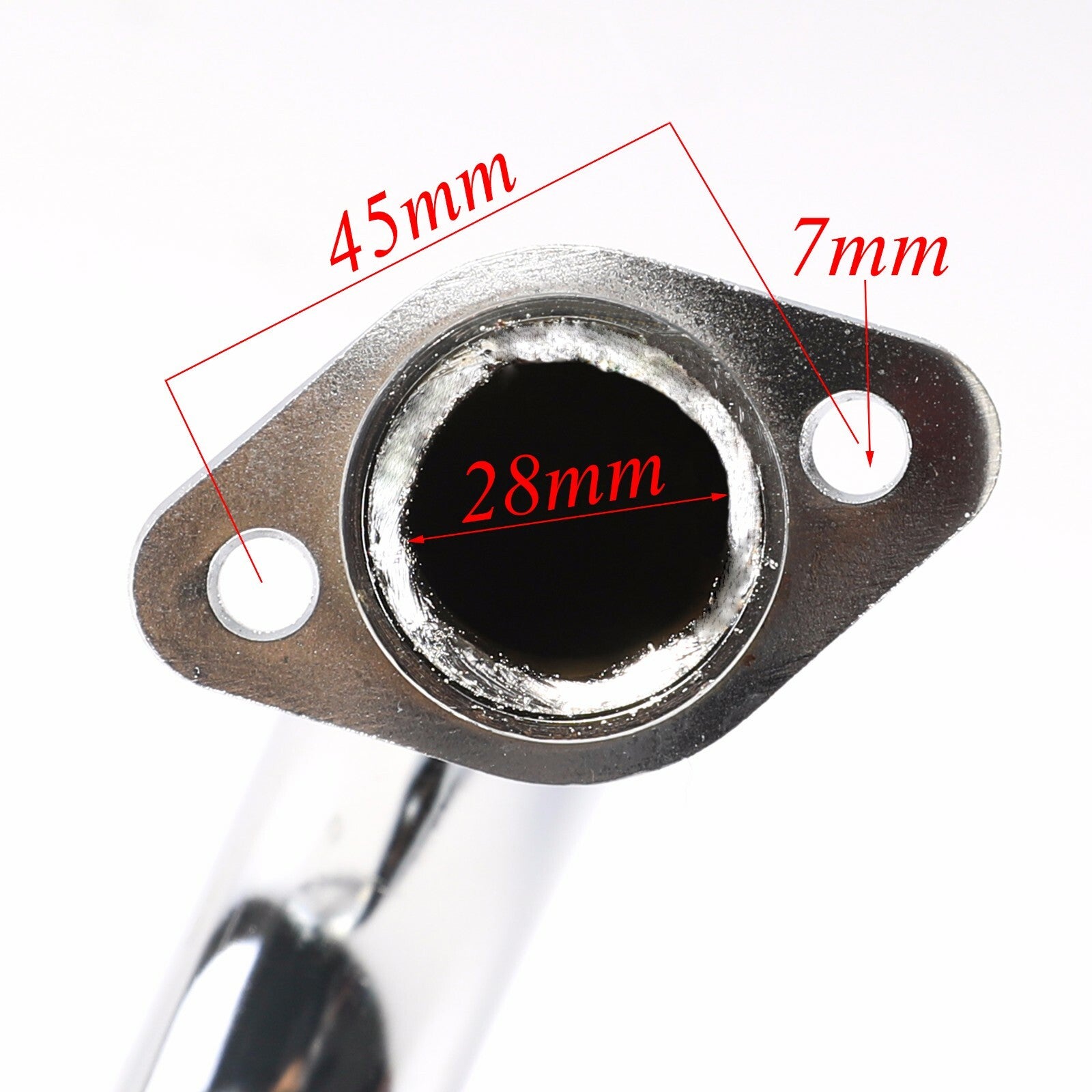 28mm Exhaust Muffler Pipe Kit for Pit-Type Off-Road Bikes and All-Terrain Vehicles CRF50 SSR 110 125CC 140CC Apollo