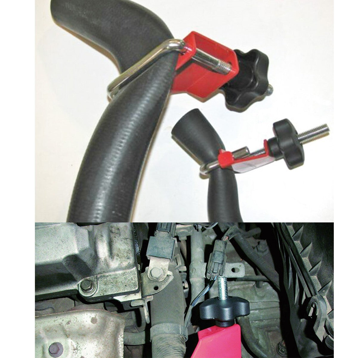 4-piece fluid clamp kit for fuel vacuum drive brake heater hose clamps