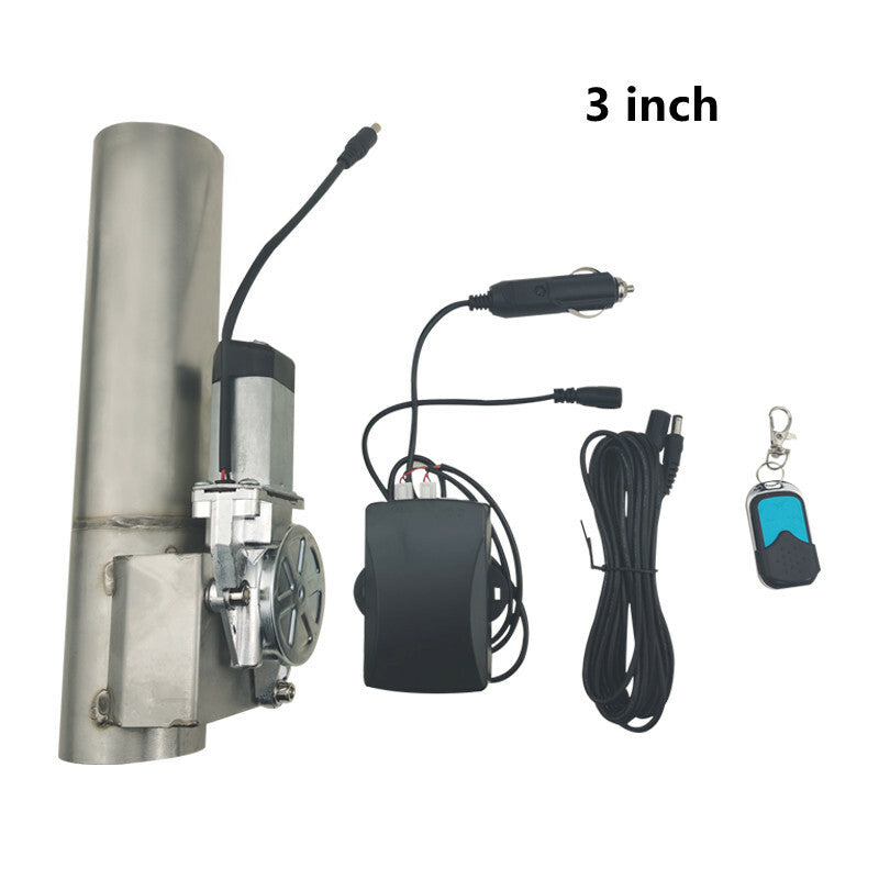 3 Electric Exhaust Valve I Pipe Control Motor Valve System with Remote Switch