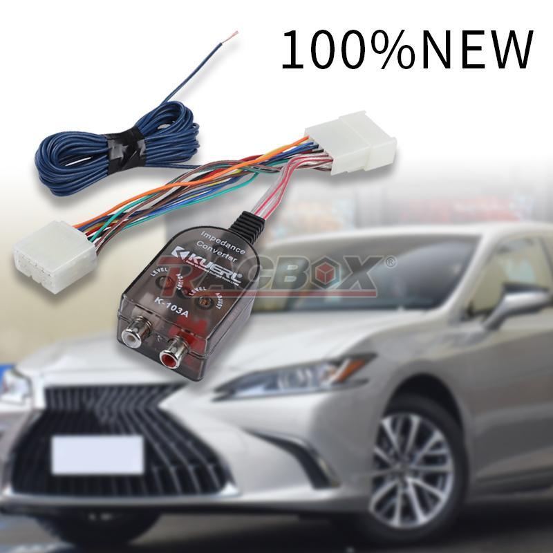 Add An Amplifier Adapter w/Amp Turn On Wire for Toyota for Subaru for Scion for Lexus Part